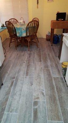 Tile flooring