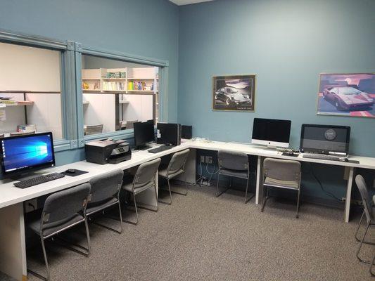 Our computer lab.