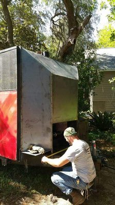 Food truck flooring and additional modifications.