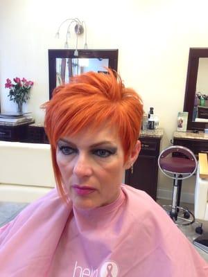 Avant-garde cut and color!