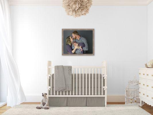 Family Portrait Newborn Room