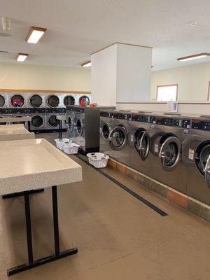 Abundance of washers & dryers