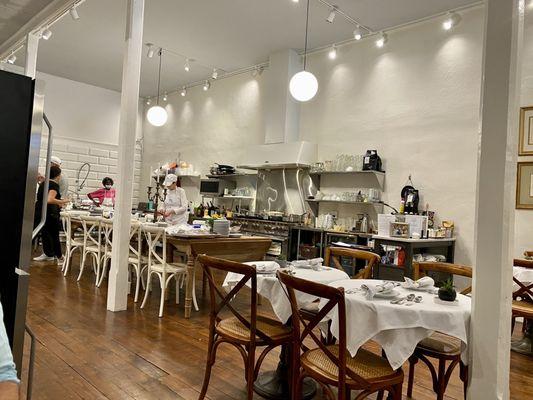 Kitchen and dining area