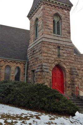 St. Luke's Episcopal Church 13th Avenue tower entrance