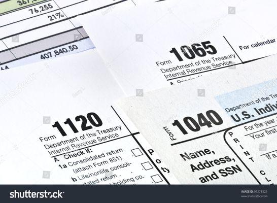 We prepare form:
 A.  1040:  Personal Return, including Schedule C, D, E
 B.  1120:  Corporation
 C.  1120S:  S-Corp
 D,  1065:  Partnership