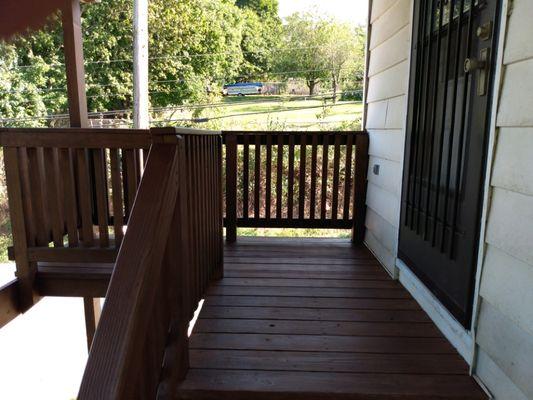 Deck restained