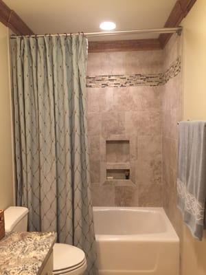 Guest Bathroom with Soap Niche