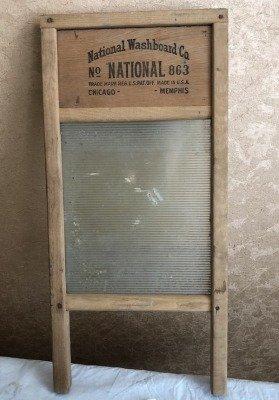 Vintage Glass King Washboard