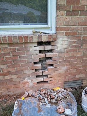 Crack repairs