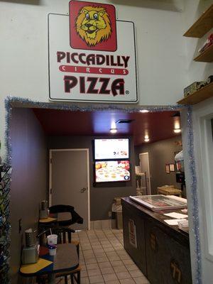 Piccadilly Pizza inside the store.