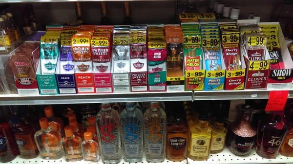 Great Selection of flavor Swisher Sweets!