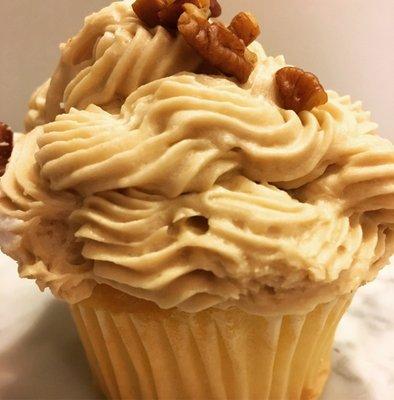 Maple and apple cupcake