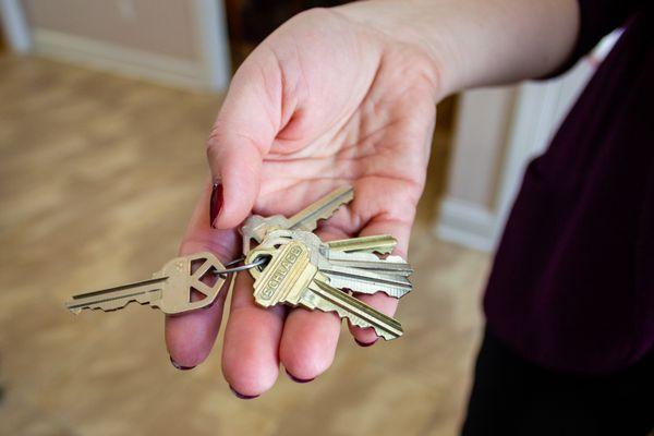 Handing you the keys to your next home!