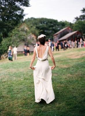 Dress by Rebecca Schoneveld Cheek. Handmade in NYC