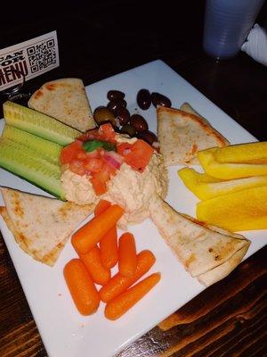 hummus platter