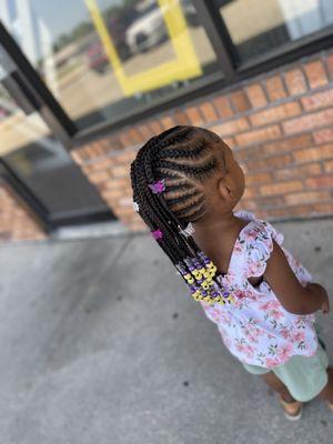 Kids braided style