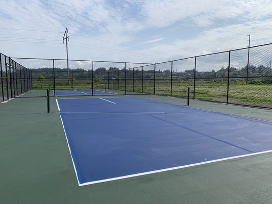 Pickleball courts.