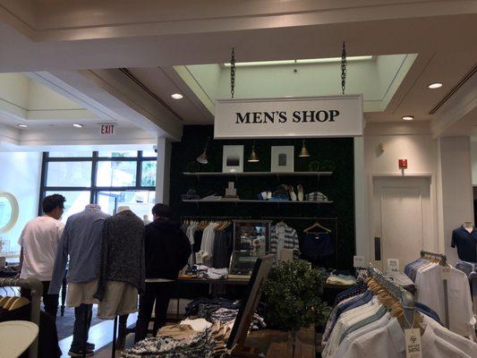 Men's Shop also here