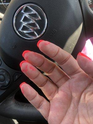 Poor nail polish