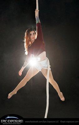 Studio - Athletic Portrait (Aerial Dance)