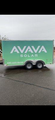 AVAVA Solar trailer