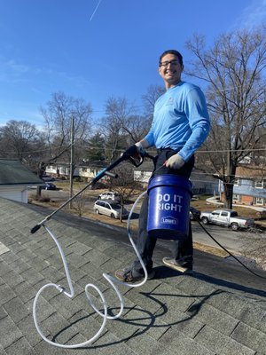 Roof wash