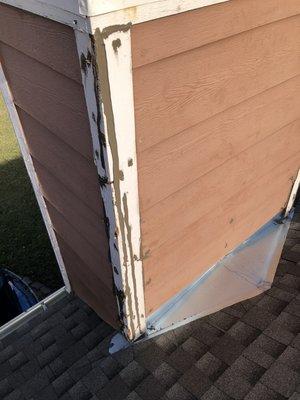 Chimney Siding and Trim repairs