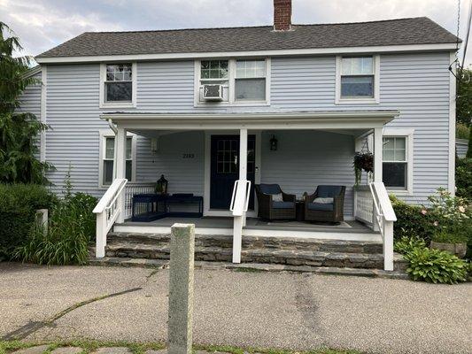 An old homestead. Nice front porch.