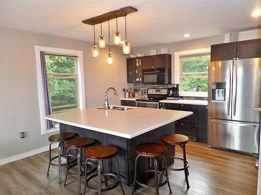 Lake Columbia kitchen remodel.