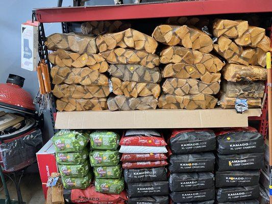 Fire Wood, pellets, Charcoal and Lump Charcoal