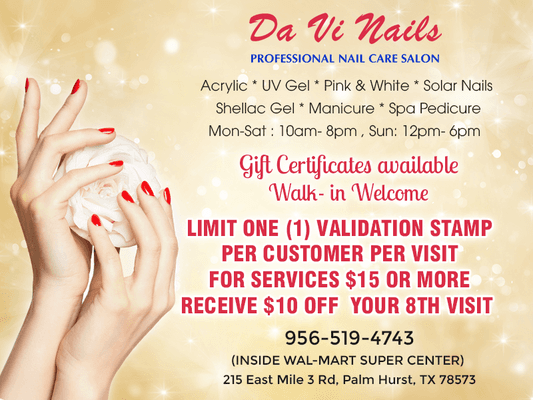 Da-Vi Nails - Mission, TX 78573