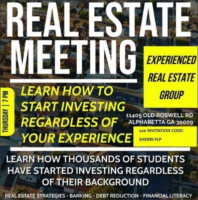 Network with other real estate investors, collaborate and learn together.