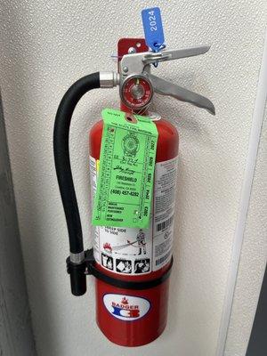 Fire extinguisher service