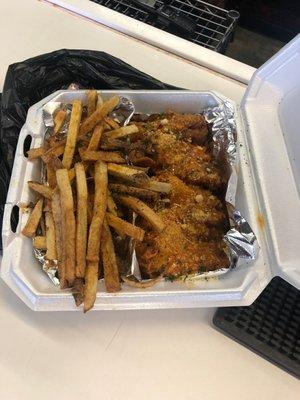 Ooh wee wings & hand cut fries