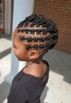 Two Strand Twist Updo by Shakorie