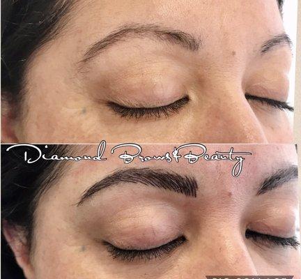 3D Microblading Over tweezed eyebrows are not a problem anymore