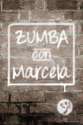 Zumba con Marcela Grafitti Logo