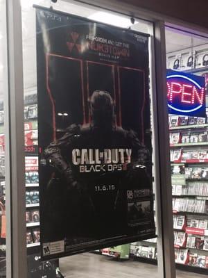 Got our group number for our pre-order of call of duty black ops 111.