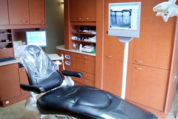 Patient area furnished with latest technologies