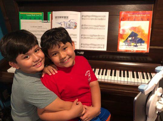 Students love their online piano lessons.