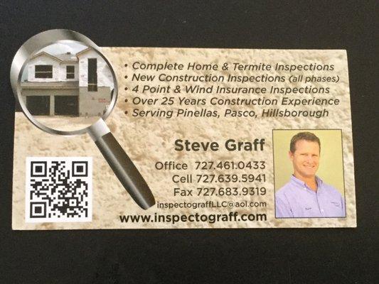 Inspect-O-Graff  Business card (back side)