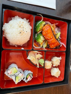 Salmon Teriyaki bento