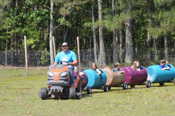 Funny Farm Barrel Train Rides