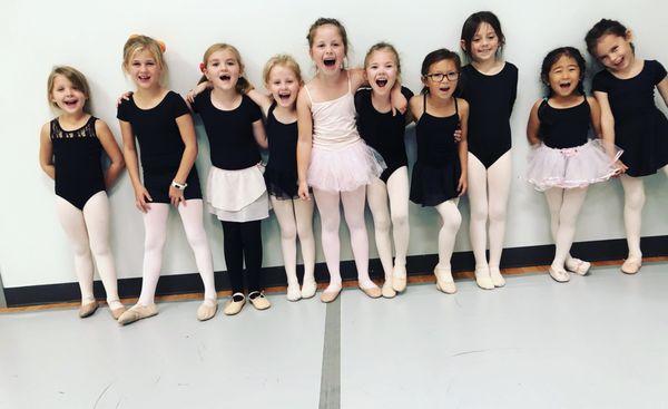 Our beautiful 5-7 Year olds in their Tap/Ballet combo class!