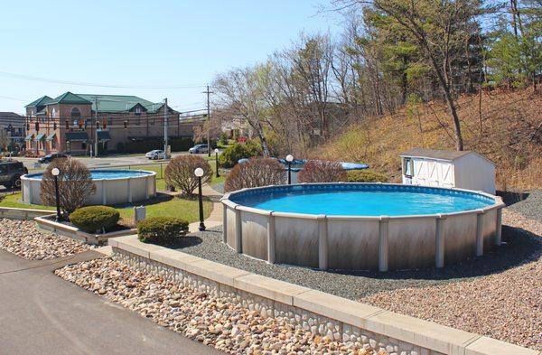 Our Outdoor Pool Display yard