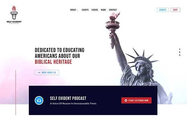 Website for The Self Evident Truth