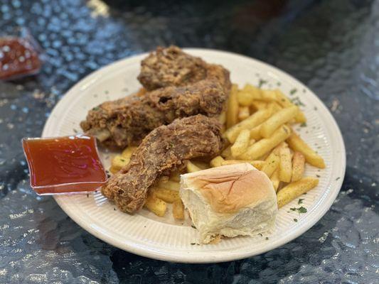 Deep Deep-Fried Ribs Entree