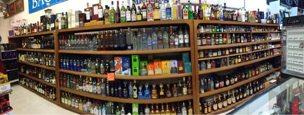 Such a big selection of alcohol for a good price along with cigarettes, cigars and more!