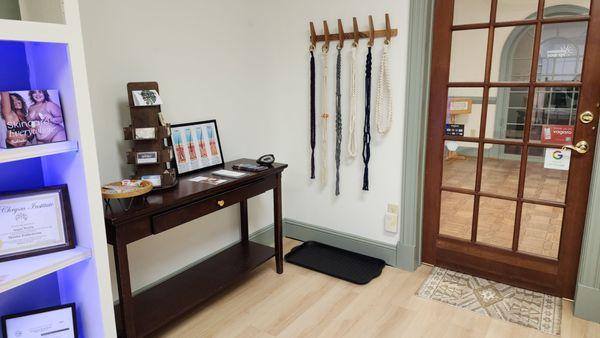 Front door/ macrame hangers