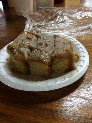 Outstanding homemade caramel  cake